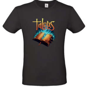 T-shirt noir sans manches, logo TALERS